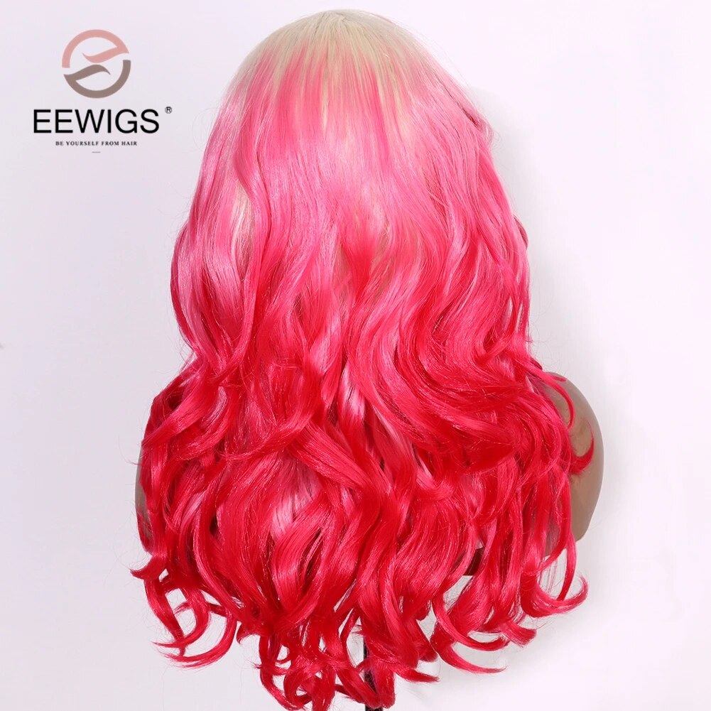 Ombre Rose Pink Wig