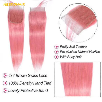 Lace Front Pink Bundles