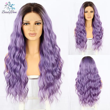 Mermaid Lavender Wavy Wig