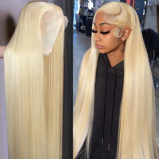 HD Blonde Straight Lace Front