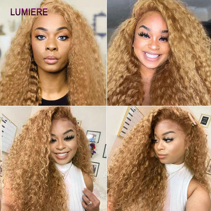 Lace Front Honey Wavy Closure