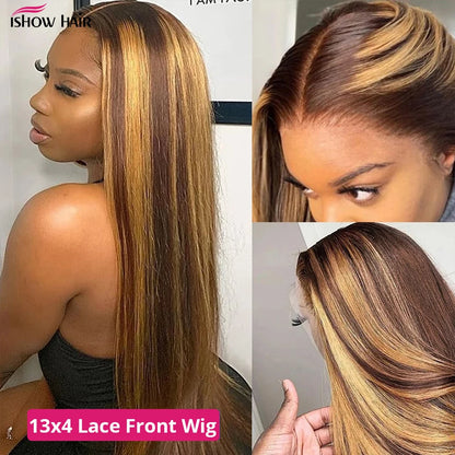 HD Brazilian Blonde Straight Lace Front