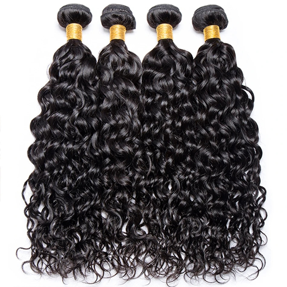 Lace Front Indian Water Wave Bundles