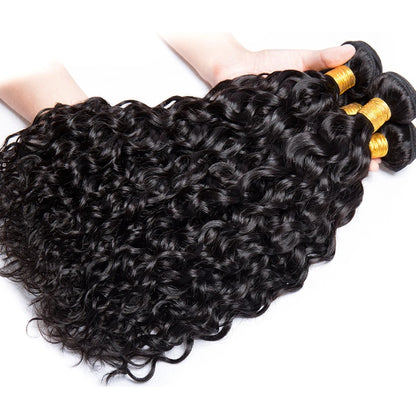 Lace Front Indian Water Wave Bundles