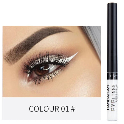 Matte Neon Liquid Eyeliner Pen 12 Colors Waterproof Fast Drying Lasting Blue White Pink Smooth Eyliner Pencil Makeup Cosmetics