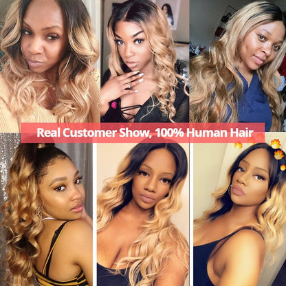 Lace Front Ombre Wave Bundle