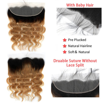 Lace Front Ombre Wave Bundle