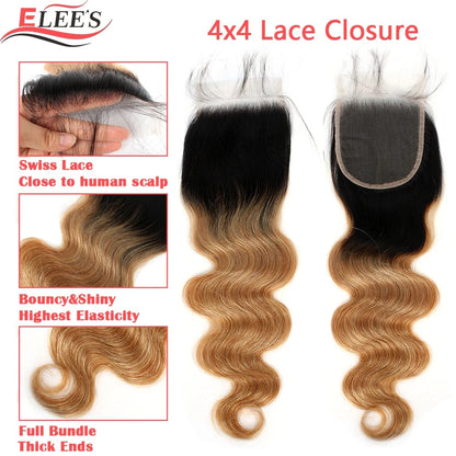 Lace Front Ombre Wave Bundle