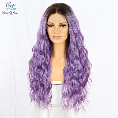 Mermaid Lavender Wavy Wig