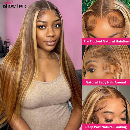 HD Brazilian Blonde Straight Lace Front