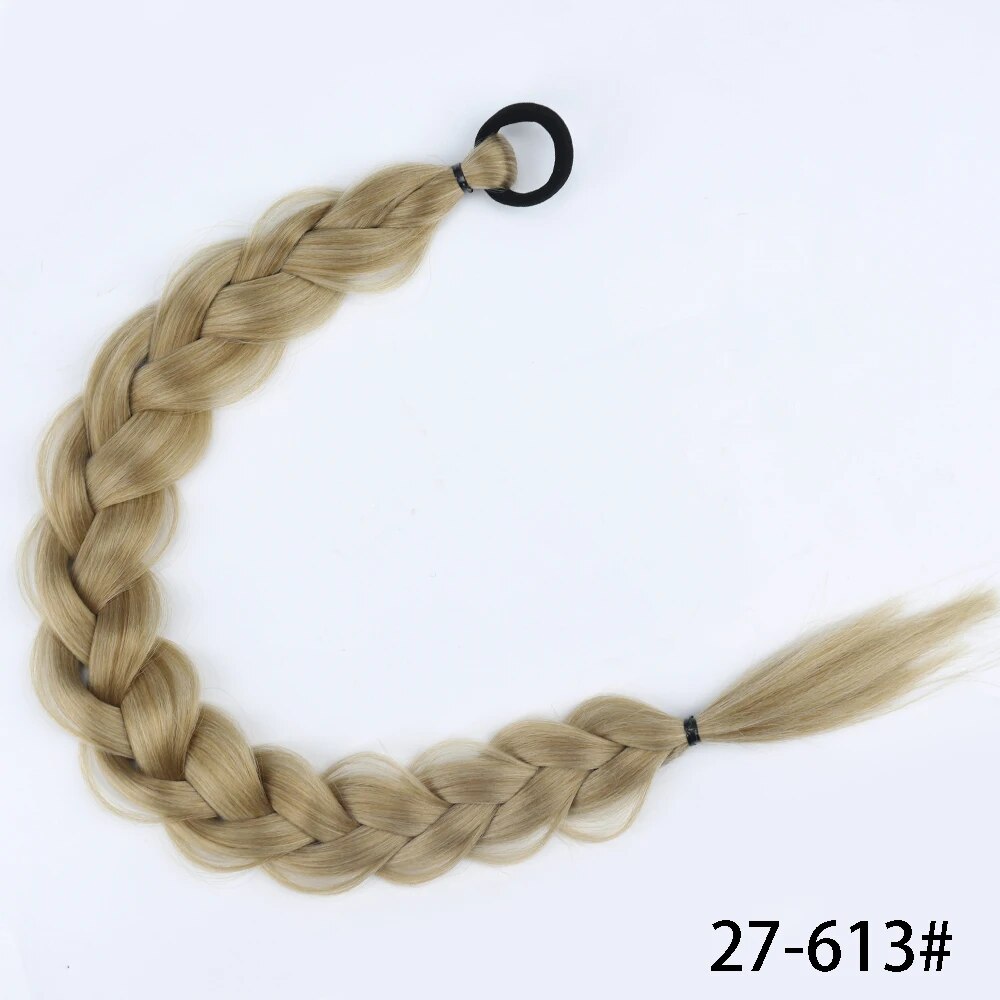 30 Inch Synthetic Long Braid Ponytail Extension