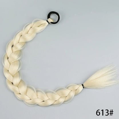 30 Inch Synthetic Long Braid Ponytail Extension